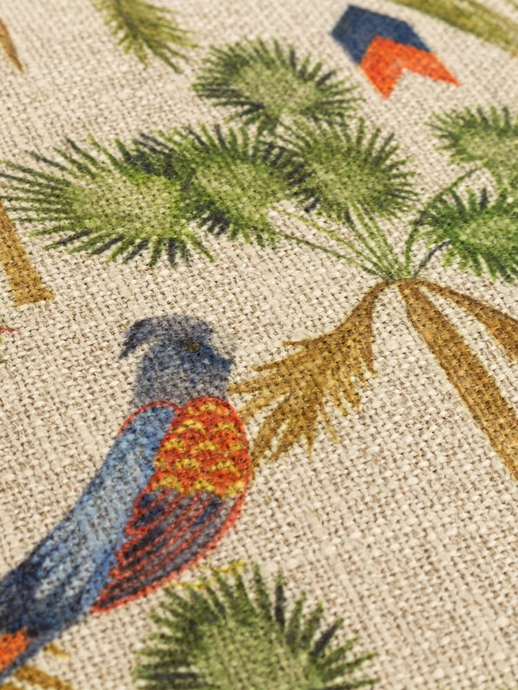 Wylder Natural Akamba Palm Trees Tropical Polyester Filled Cushion - Image 5 of 5
