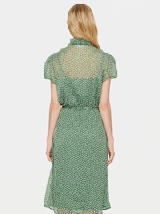 Saint Tropez Green Lilja Ruffles Short Sleeve Dress - Image 2 of 6
