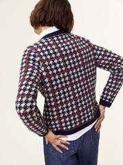 Baukjen Blue Prudence Recycled Wool Knitted Jacket - Image 2 of 7