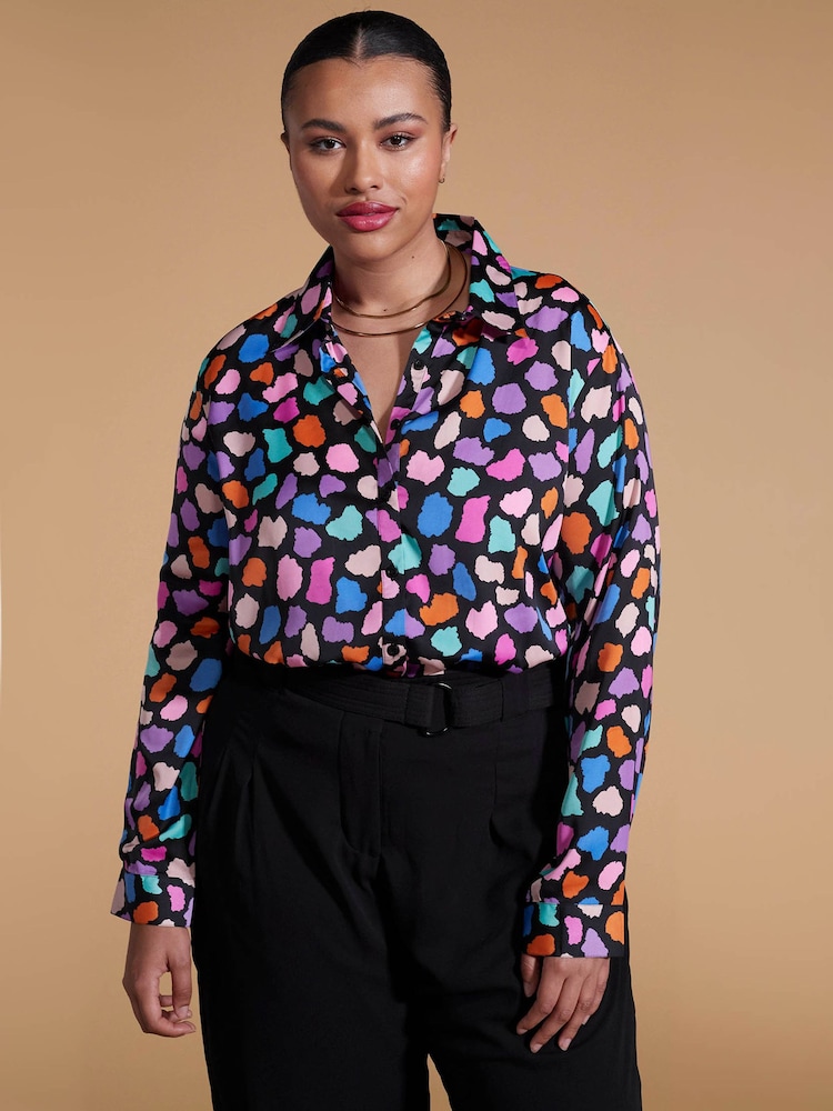 Dancing Leopard Nevada Satin Shirt - Image 2 of 5