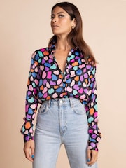 Dancing Leopard Nevada Satin Shirt - Image 4 of 5