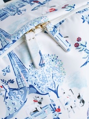 رسم بطبعة لندن باللونين الأبيض/ الأزرق - حقيبة ظهر مدمجة من Cath Kidston - صورة 3 من 10