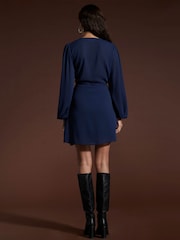 Dancing Leopard Ginger Mini Wrap Dress - Image 2 of 3