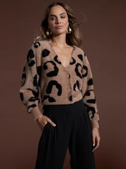 Črna Mocha Leopard - Jopica z leopardjim vzorcem Dancing Bambino - Slika 1 iz 4