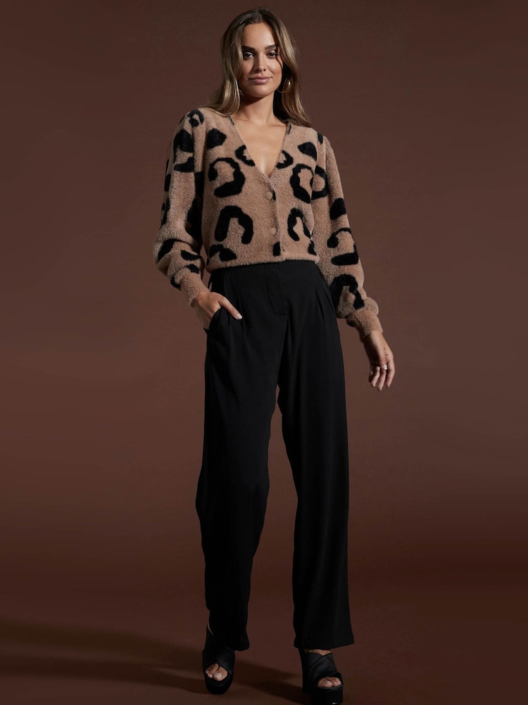 Črna Mocha Leopard - Jopica z leopardjim vzorcem Dancing Bambino - Slika 4 iz 4