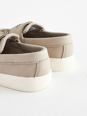 Grey Wide Fit (G) Woven Loafers - Image 3 of 7