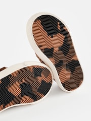 Tan Brown Wide Fit (G) Woven Loafers - Image 4 of 8