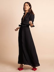 Dancing Leopard Dove Maxi Shirt Dress - Image 5 of 5