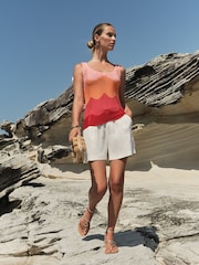 Love & Roses Pink Wave Stitch Knitted Vest - Image 3 of 4