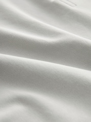 Grey Regular Fit Short Sleeve Pique Polo Shirt - Image 8 of 8