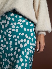 Dancing Leopard Renzo Satin Midi Skirt - Image 4 of 4