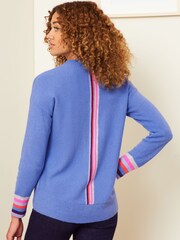 Love & Roses Blue Cosy Long Sleeve Knitted Jumper - Image 3 of 4