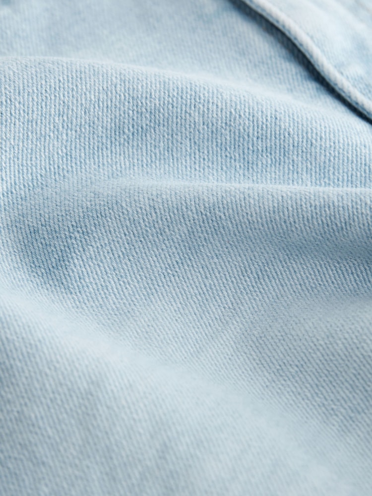 Bleach Super Soft Raw Hem Denim Shorts - Image 6 of 6