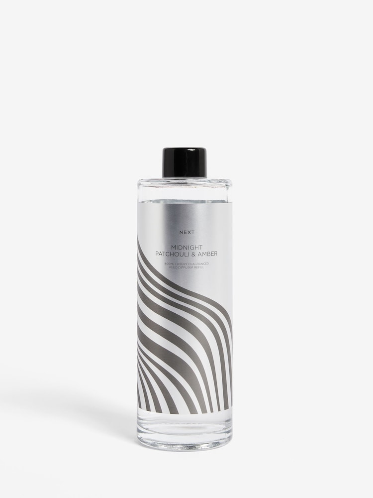 Midnight Patchouli and Amber 400ml Fragranced Reed Diffuser Refill - Image 3 of 3