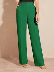 Love & Roses Camel Petite High Waist Wide Leg Tailored Trousers - Image 1 of 4