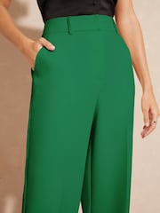 Love & Roses Camel Petite High Waist Wide Leg Tailored Trousers - Image 2 of 4