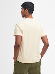 Barbour® Yellow Haze 100% Cotton Terra Dye Logo T-Shirt - Image 2 of 5