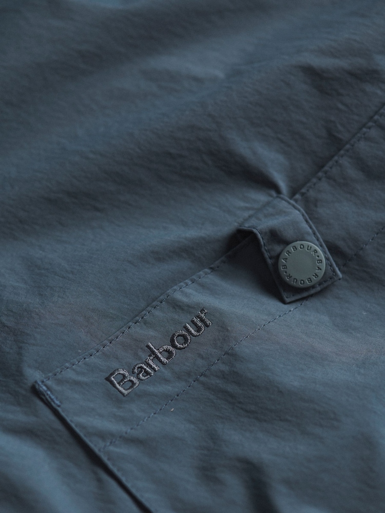 Barbour® Slate Grey Farnham Showerproof Lightweight Jacket - Image 15 of 15