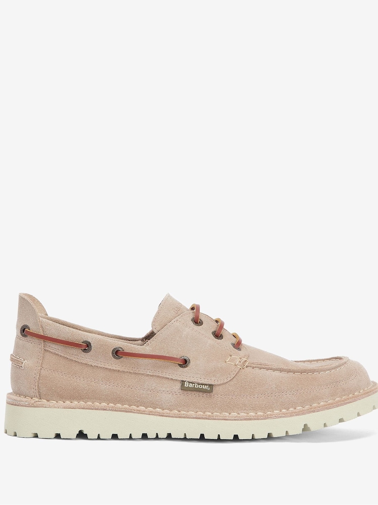 Barbour® Stone Suede Mousa Boat Shoes - Image 1 of 5 Barbour® Stone Suede Mousa Boat Shoes - Image 1 of 5