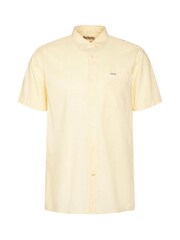 Barbour® Yellow Haze Terra Dye Cotton Linen Blend Short Sleeve Shirt - Image 6 of 6