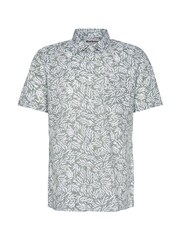 Barbour® Green Jackstone Leaf Print Short Sleeve 100% Cotton Shirt - Image 9 of 9