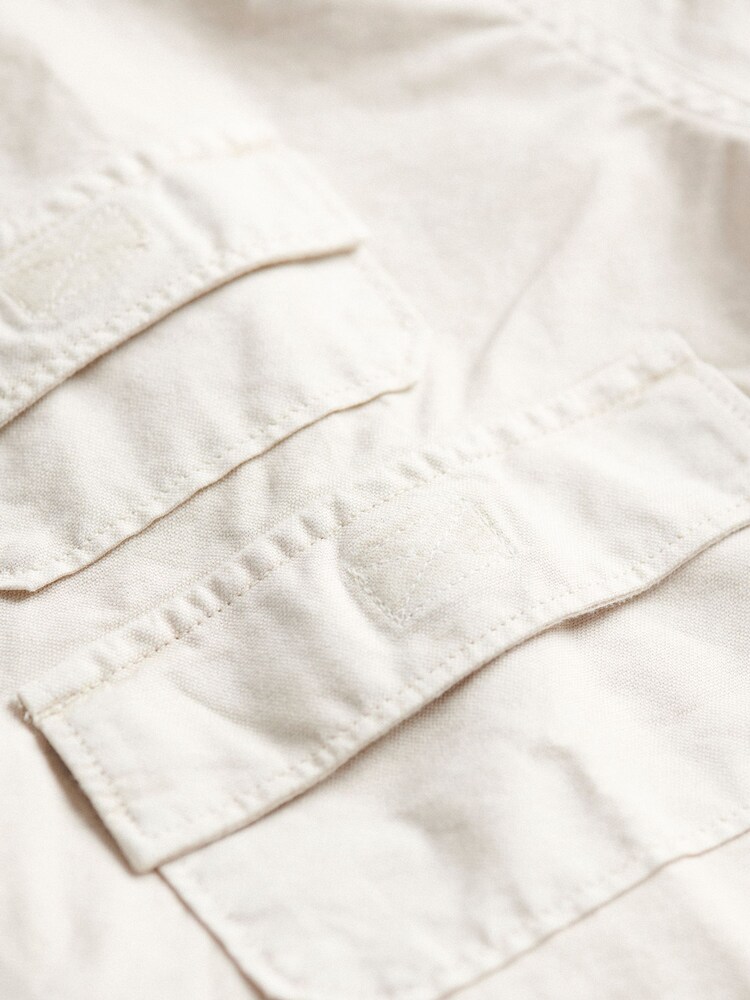 Barbour® White Thermond Seersucker Short Sleeve 100% Cotton Shirt - Image 13 of 13