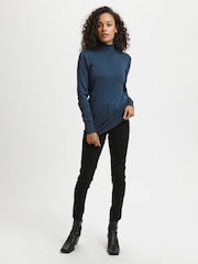 Kaffe Astrid Long Sleeve Regular Fit Roll Neck Jumper - Image 3 of 5
