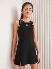 Lipsy Black Tennis Dress (5-16yrs) - Image 1 of 4