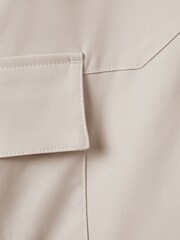 Reiss Stone Lavenham Technical Drawstring Cargo Trousers - Image 7 of 7