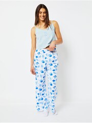 Ours de soins bleus - Skinnydip pyjama noir cami et pantalon - Image 1 of 6