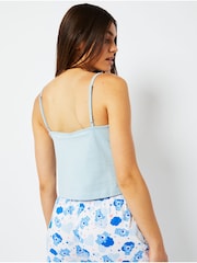 Ours de soins bleus - Skinnydip pyjama noir cami et pantalon - Image 5 of 6
