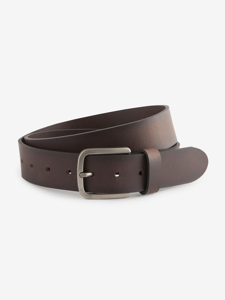 Brown Casual Leather Belt - Image 2 of 3