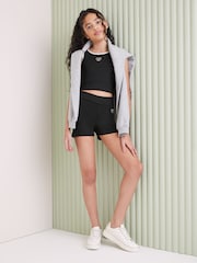 Lipsy Black Short Length High Waist Active Cycling Short - Image 2 of 4