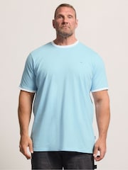BadRhino Big & Tall Blue Long Ringer T-Shirt - Image 1 of 6