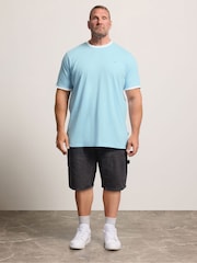 BadRhino Big & Tall Blue Long Ringer T-Shirt - Image 2 of 6