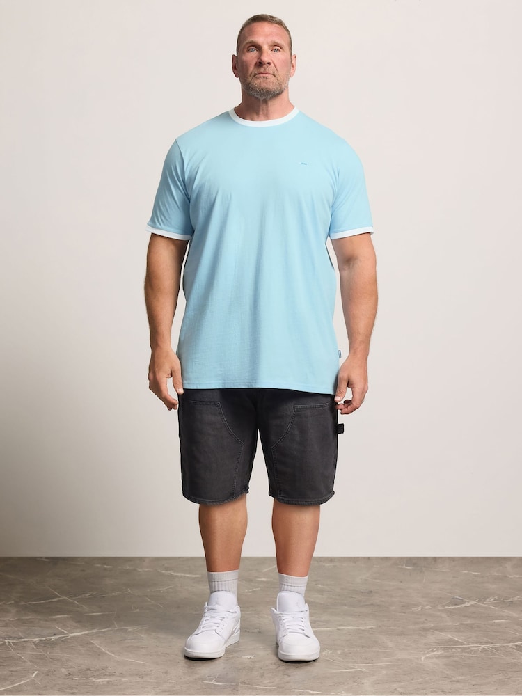 BadRhino Big & Tall Blue Long Ringer T-Shirt - Image 2 of 6