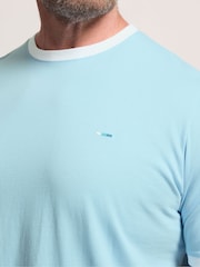 BadRhino Big & Tall Blue Long Ringer T-Shirt - Image 4 of 6