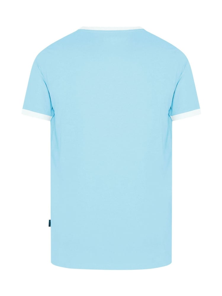 BadRhino Big & Tall Blue Long Ringer T-Shirt - Image 6 of 6