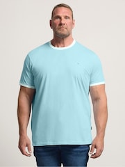 BadRhino Big & Tall Blue Ringer T-Shirt - Image 2 of 6