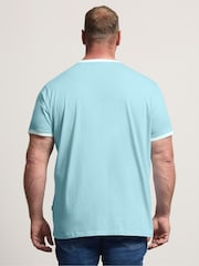 BadRhino Big & Tall Blue Ringer T-Shirt - Image 3 of 6