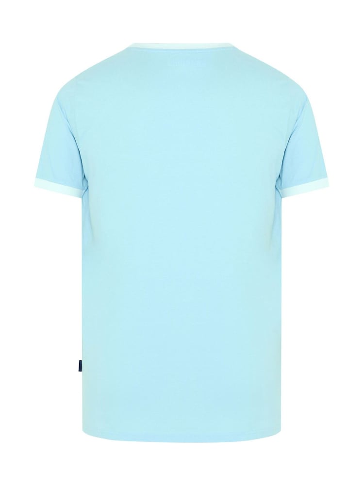 BadRhino Big & Tall Blue Ringer T-Shirt - Image 6 of 6
