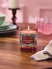 Clarke and Clarke Blush William Morris Designs Strawberry Thief Scented Candle - Image 1 of 5