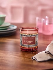 Clarke and Clarke Blush William Morris Designs Strawberry Thief Scented Candle - Image 2 of 5