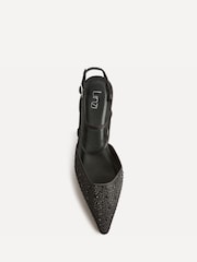 Linzi Black Attire Embellished Court Heels - Image 3 of 4