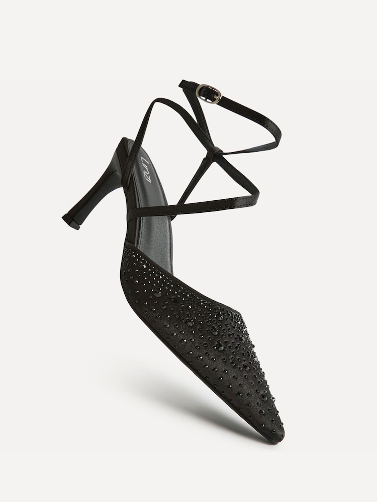 Linzi Black Attire Embellished Court Heels - Image 4 of 4 Linzi Black Attire Embellished Court Heels - Image 4 of 4
