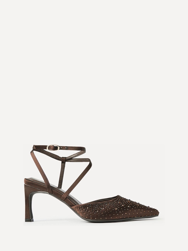Linzi Brown Attire Embellished Court Heels - Image 2 of 5