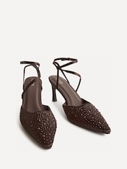Linzi Brown Attire Embellished Court Heels - Image 3 of 5