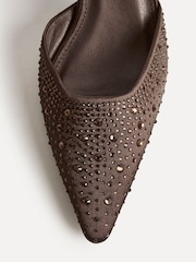 Linzi Brown Attire Embellished Court Heels - Image 5 of 5