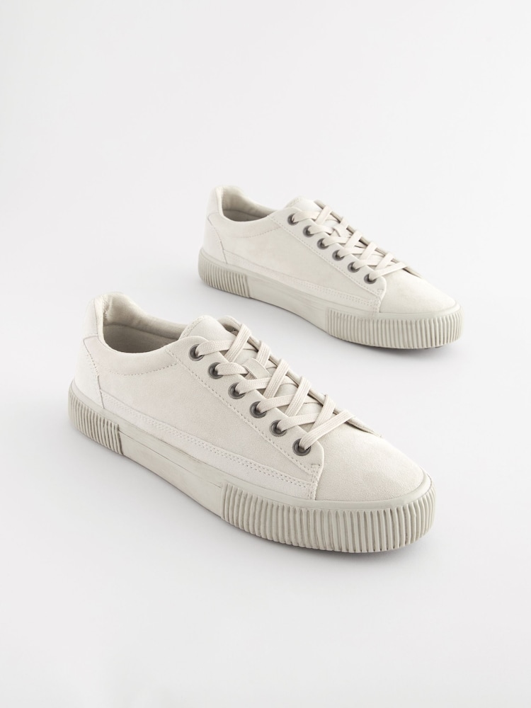 Grey Distressed Trainers - Image 2 of 6
