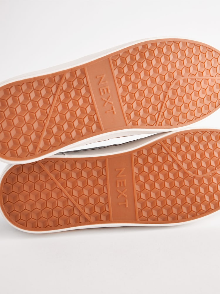 Grey Canvas Derby Trainers - Image 6 of 6